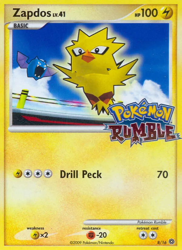 Zapdos, Pokémon Rumble No. 8