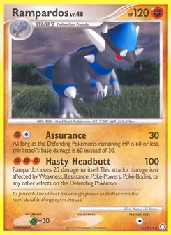 Rampardos, Mysterious Treasures No. 33 Normal