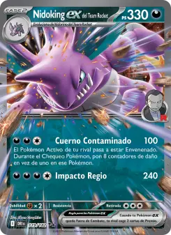 Nidoking ex del Team Rocket, Rivales Predestinados Nº 119 Holo