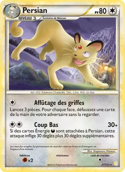 Persian, HeartGold SoulSilver Nº 27 Normal