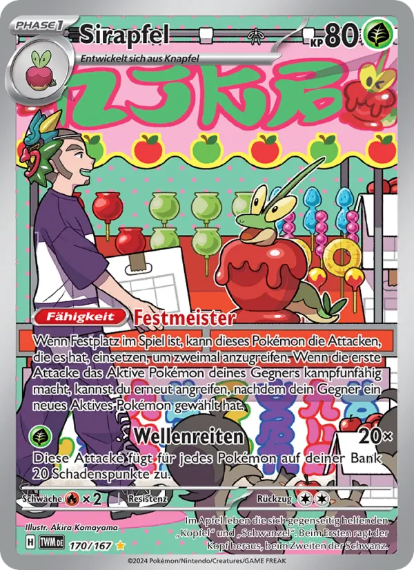 Sirapfel, Maskerade im Zwielicht Nº 170