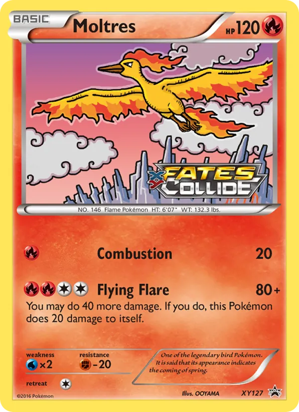 Moltres, XY Black Star Promos No. XY127