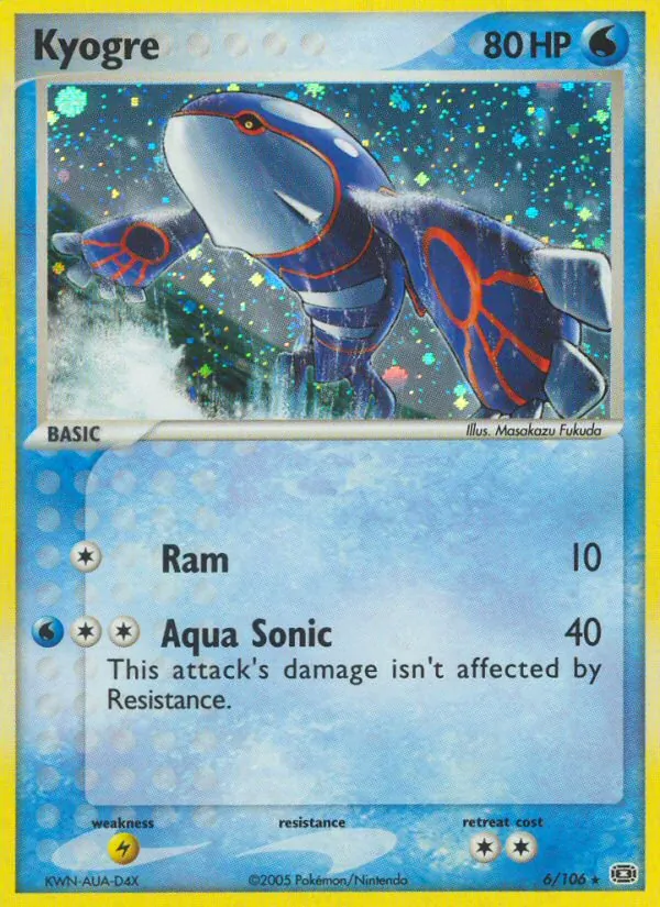 Kyogre, Emerald No. 6