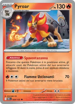 Pyroar, Megaevoluzione No. 024 Normal