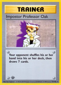 Impostor Professor Oak, Base Set No. 73 Normal