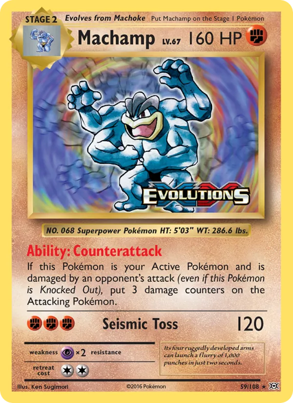 Machamp, Evolutions No. 59