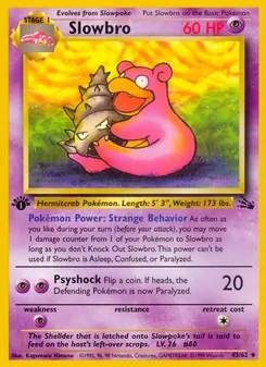 Slowbro, Fossil No. 43 Normal
