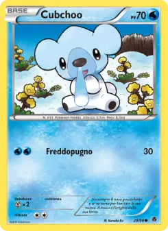Cubchoo, Nuove Forze No. 29 Normal
