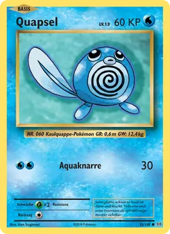 Quapsel, Evolution Nº 23 Normal