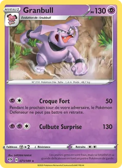 Granbull, Ténèbres Embrasées No. 71 Normal