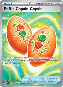 Poffin Copain-Copain, Méga-Évolution Nº 167 Holo