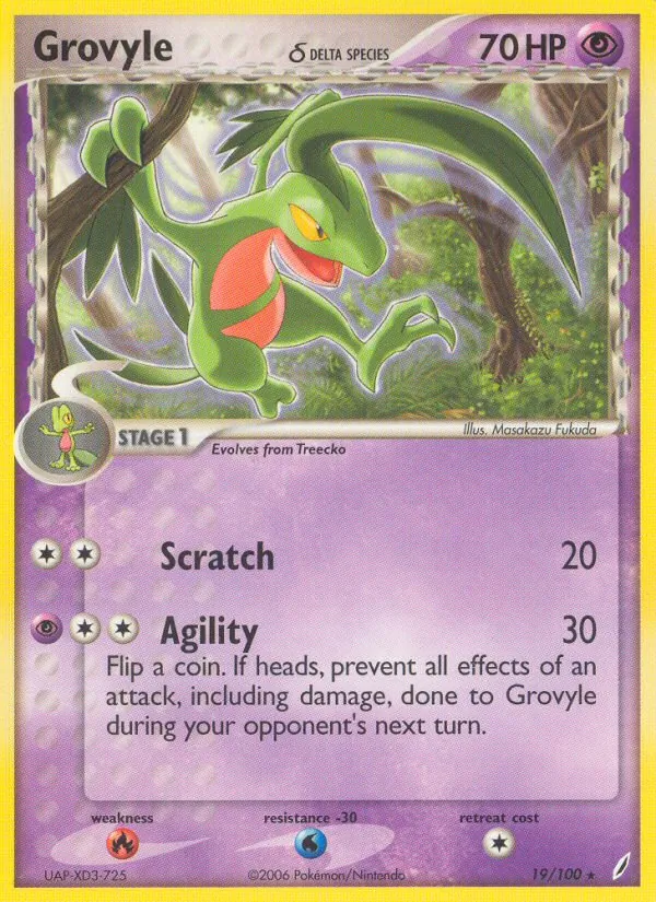 Grovyle δ, Crystal Guardians Nº 19