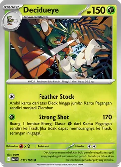 Decidueye, Bimbingan Rasi Nº 011 Normal