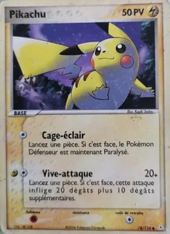 Pikachu, EX Fantômes Holon Nº 78 Normal