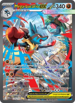Méga-Lucario-ex, Méga-Évolution Nº 179 Holo