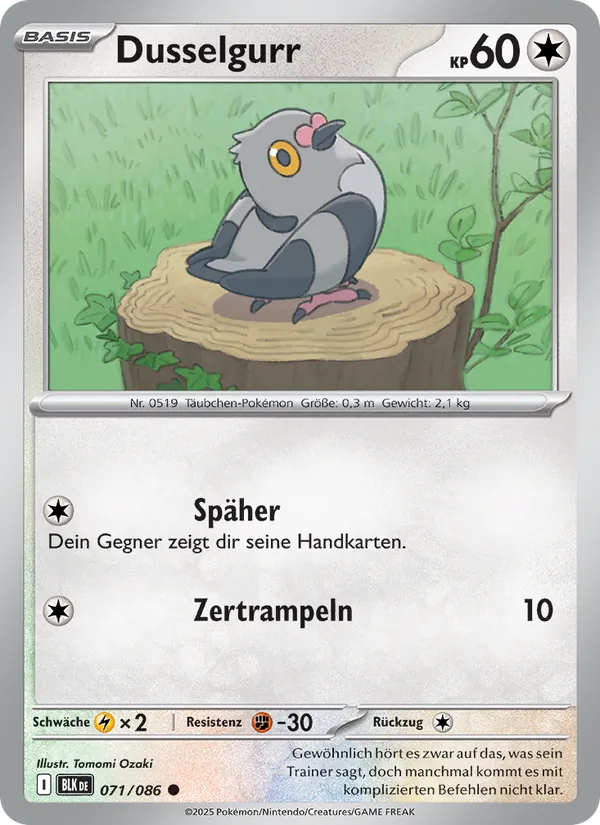 Dusselgurr, Schwarze Blitze Nº 071