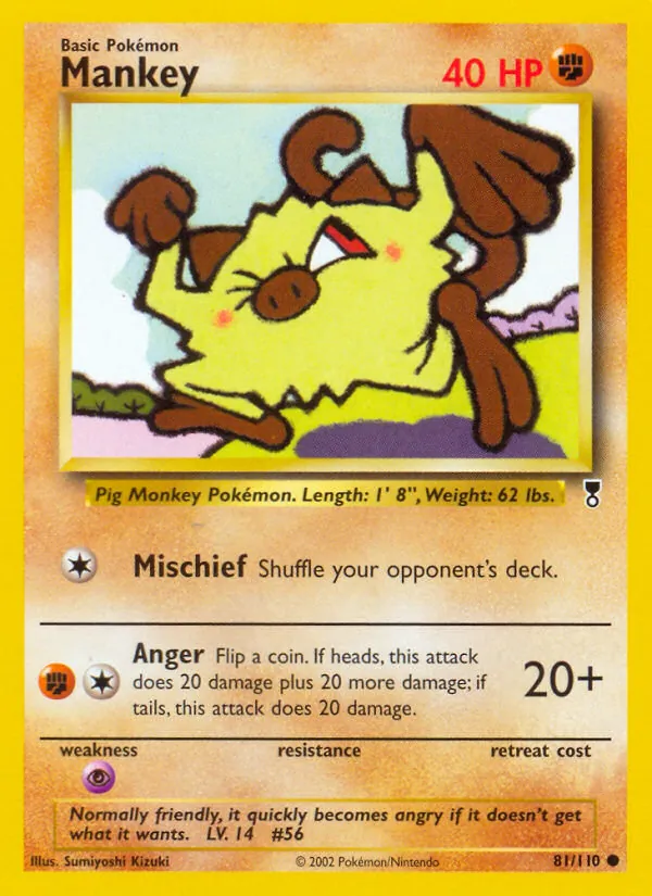 Mankey, Legendary Collection No. 81