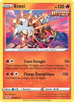 Entei, Évolution Céleste Nº 19 Holo