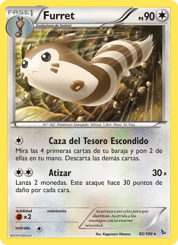 Furret, Destellos de Fuego Nº 82
