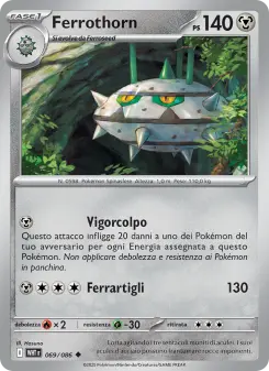 Ferrothorn, Fuoco Bianco No. 069 Normal