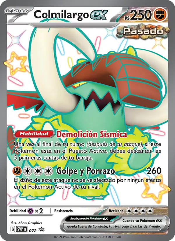 Colmilargo ex, SVP Black Star Promos Nº 072