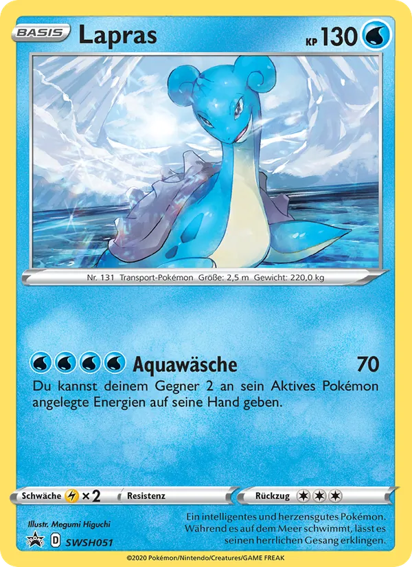 Lapras, SCSC Promokarten No. SWSH051