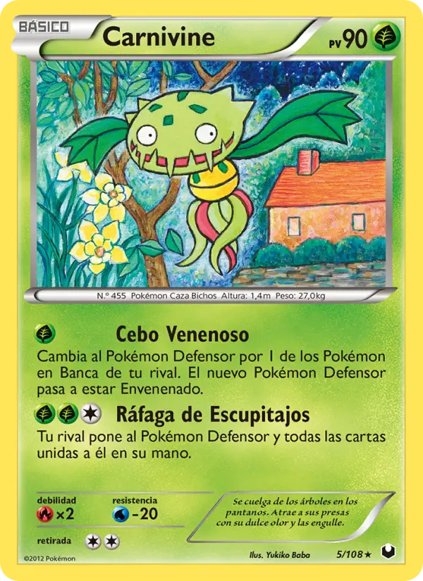 Carnivine, Oscuros Exploradores No. 5