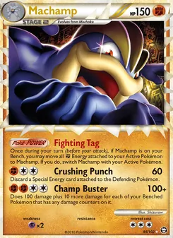 Machamp, Triumphant No. 95 Holo