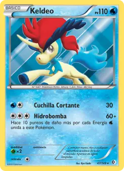 Keldeo, Fronteras Cruzadas No. 47 Normal