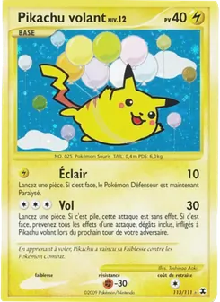 Pikachu volant Niv. 12, Rivaux Émergeants No. 113 Holo