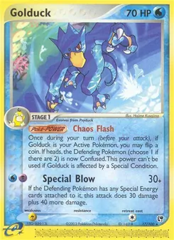 Golduck, Sandstorm Nº 17 Normal
