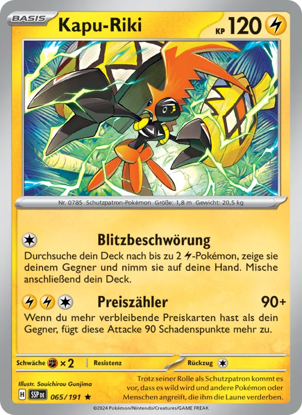 Kapu-Riki, Stürmische Funken No. 065