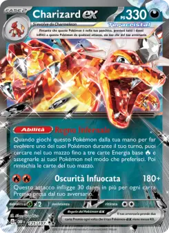 Charizard-ex, Ossidiana Infuocata No. 125 Holo
