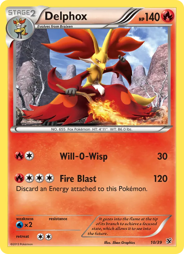 Delphox, Kalos Starter Set No. 10