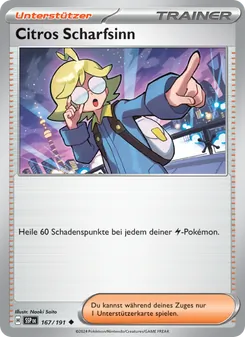 Citros Scharfsinn, Stürmische Funken No. 167 Normal