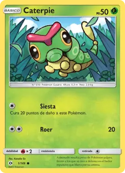 Caterpie, Sol y Luna No. 1 Normal