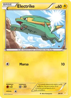 Electrike, XY trainer Kit (Pikachu Libre) No. 28 Normal