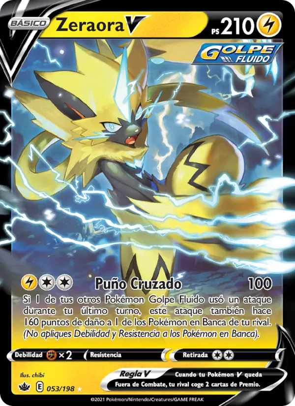 Zeraora V, Reinado Escalofriante Nº 53