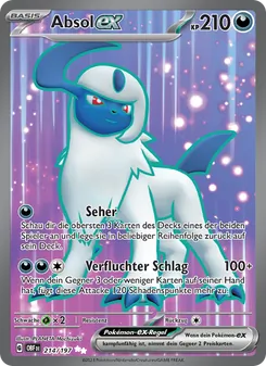 Absol-ex, Obsidian Flammen No. 214 Holo