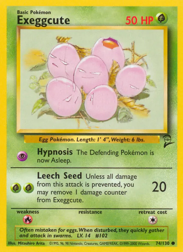 Exeggcute, Base Set 2 No. 74