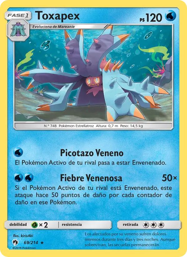 Toxapex, Truenos Perdidos No. 69