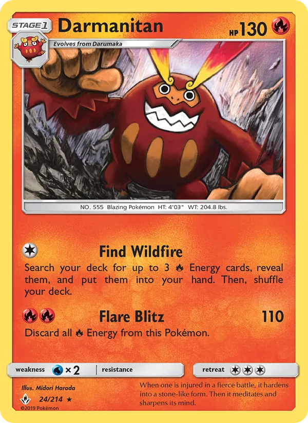Darmanitan, Unbroken Bonds No. 24