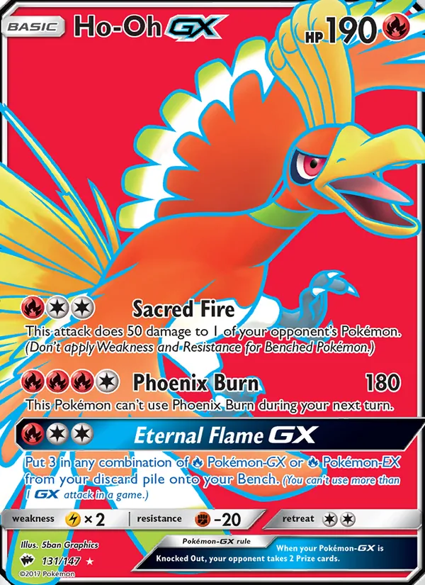Ho-Oh GX, Burning Shadows No. 131