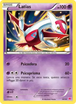 Latias, XY trainer Kit (Latias) Nº 30 Normal