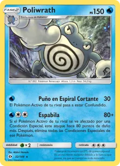 Poliwrath, Sol y Luna No. 32 Normal