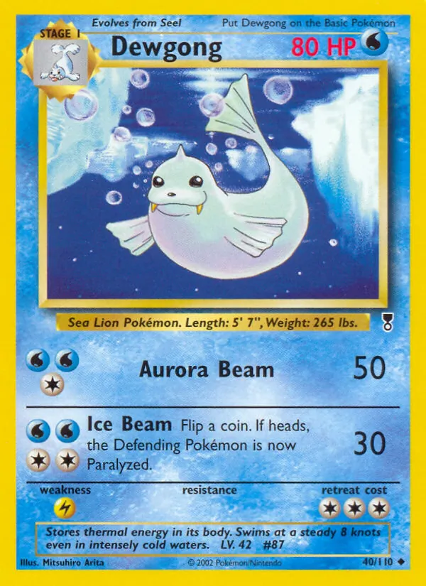 Dewgong, Legendary Collection Nº 40
