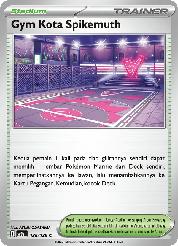 Gym Kota Spikemuth, Ikatan Takdir No. 136