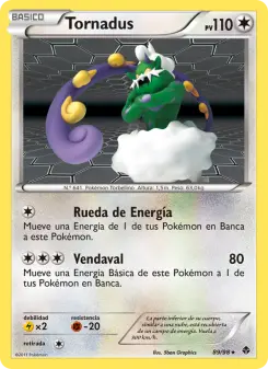 Tornadus, Fuerzas Emergentes No. 89 Normal