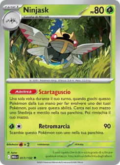 Ninjask, Megaevoluzione No. 017 Normal