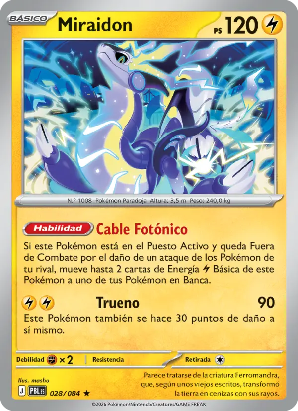 Miraidon, Oscuridad Absoluta No. 028